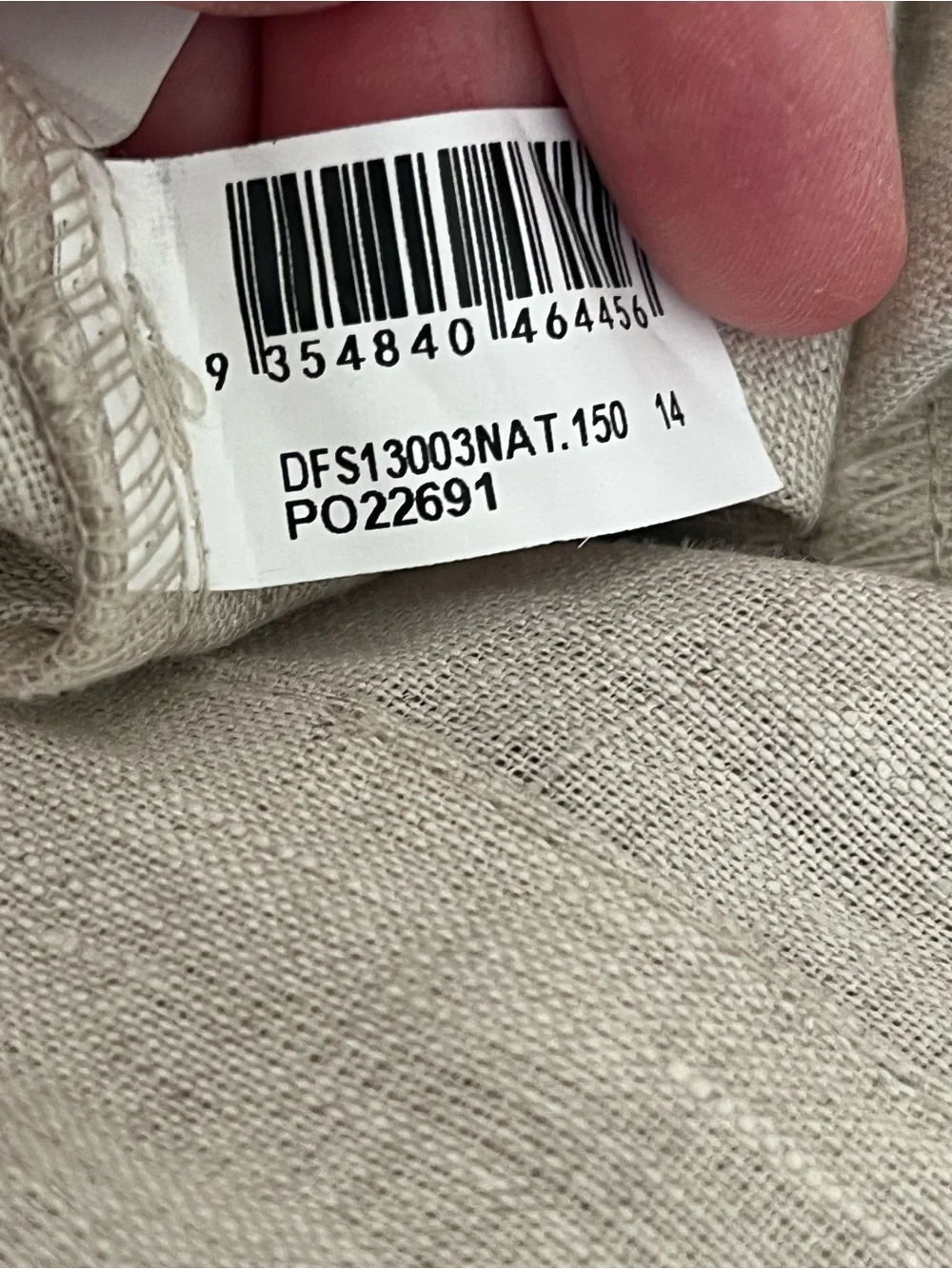 Dissh Maxie Natural Neutral 100% Linen Shirt Drawstring Romper, Size 10, Resort